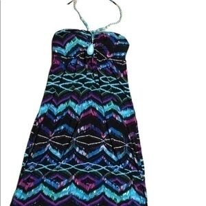 Date night dress beaded Bisou Michele size 10